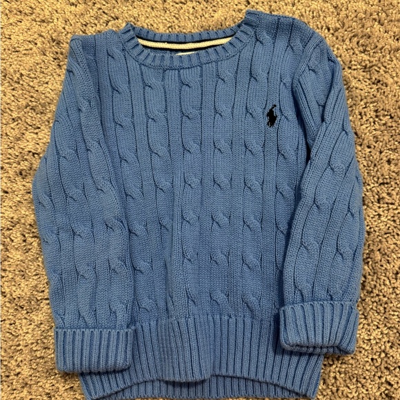 Ralph Lauren Other - Boys 24M Ralph Lauren Light Blue Knit Sweater